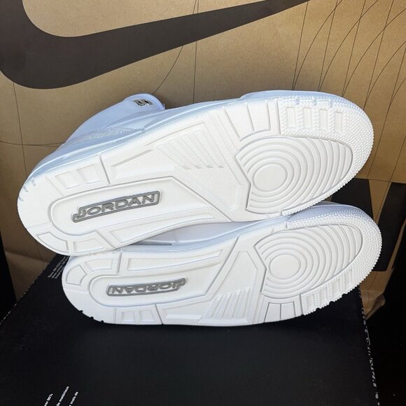 NEW Nike Air Jordan 3 Retro CT8532-111 White Silver Pure Money Men Size 11.5 main image 6